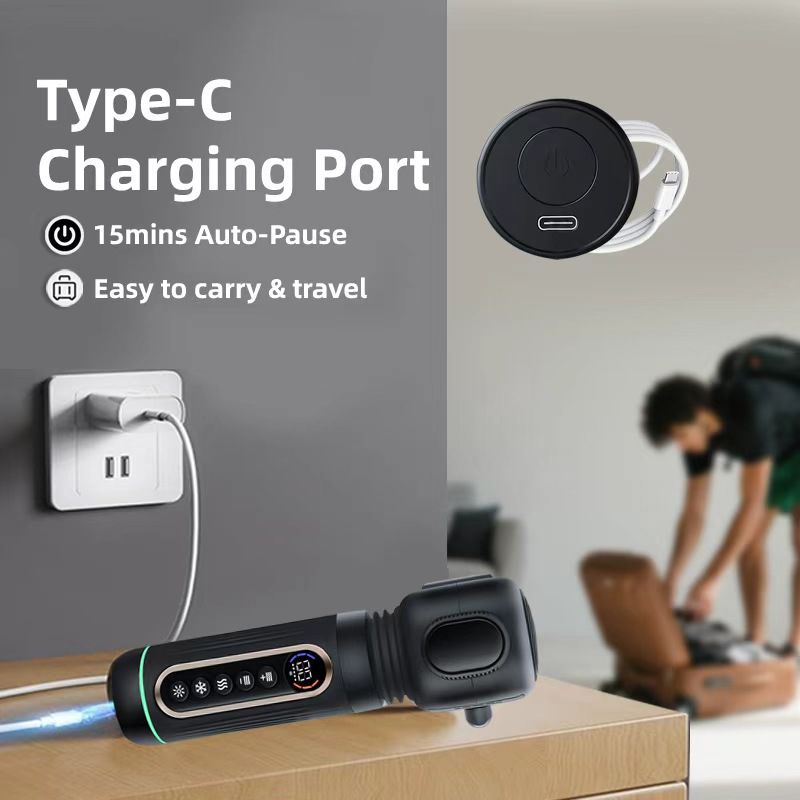 FroztX™ Deep Tissue Vibration Massager (Black Edition)