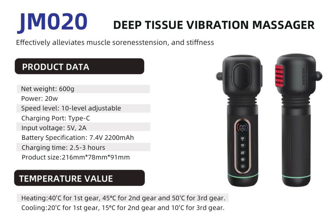 FroztX™ Deep Tissue Vibration Massager (Black Edition)