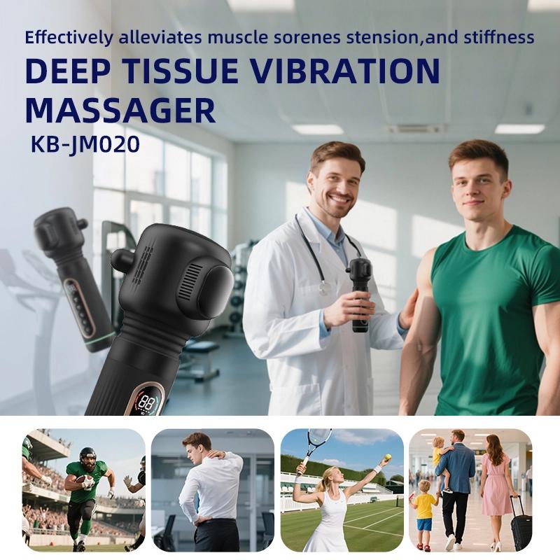 FroztX™ Deep Tissue Vibration Massager (Black Edition)